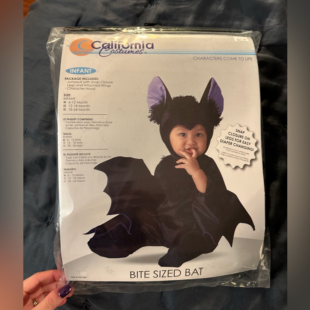 Bat baby Halloween costume